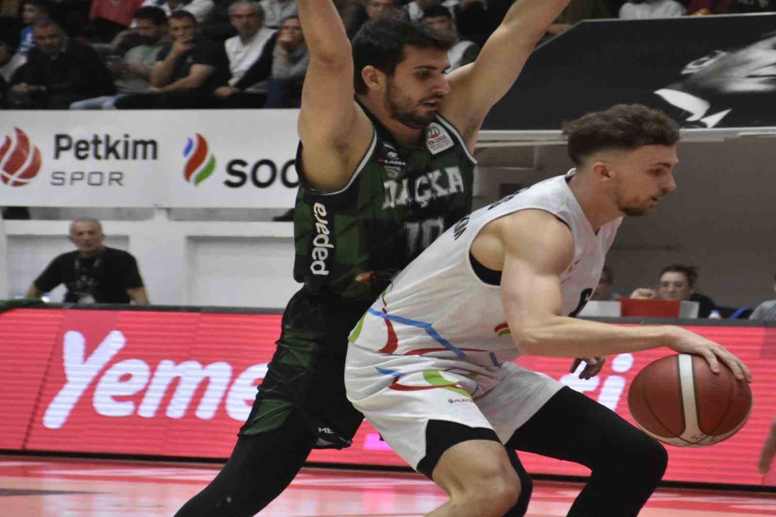 Türkiye Sigorta Basketbol Süper Ligi: Aliağa Petkimspor: 112 - Darüşşafaka: 78