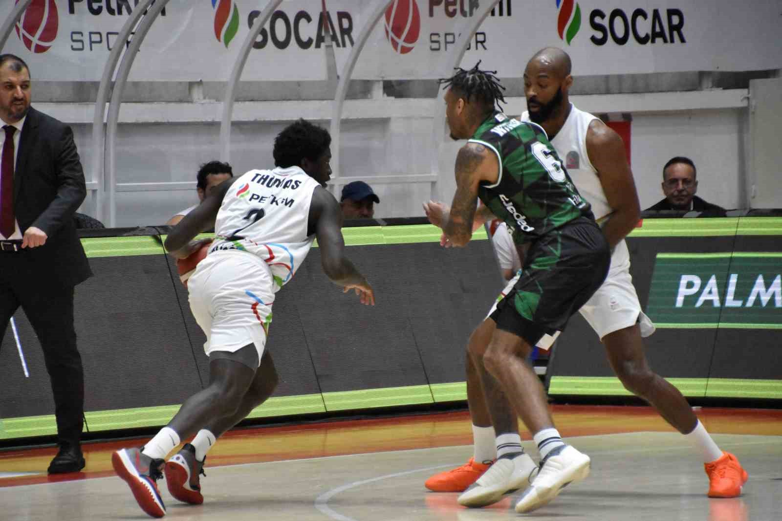 Türkiye Sigorta Basketbol Süper Ligi: Aliağa Petkimspor: 112 - Darüşşafaka: 78