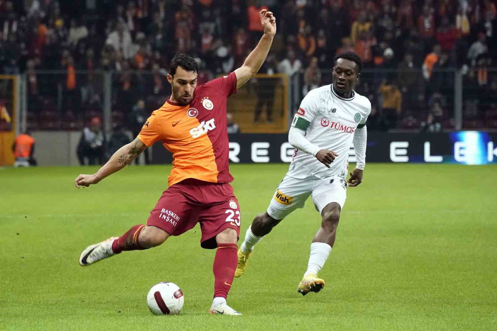 Trendyol Süper Lig: Galatasaray: 0 - Konyaspor: 0 (İlk yarı)