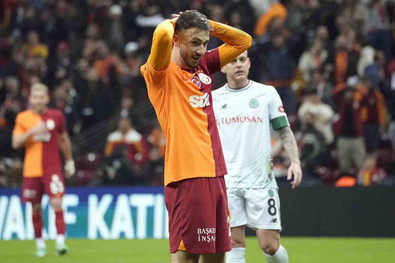 Trendyol Süper Lig: Galatasaray: 0 - Konyaspor: 0 (İlk yarı)