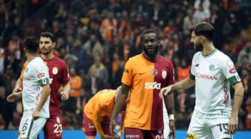 Trendyol Süper Lig: Galatasaray: 0 – Konyaspor: 0 (İlk yarı)