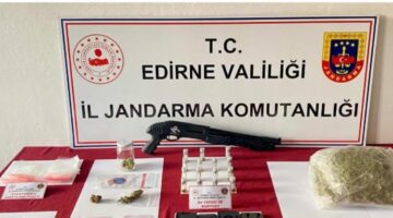 Edirne Jandarma Komutanlığı’ndan uyuşturucu operasyonu