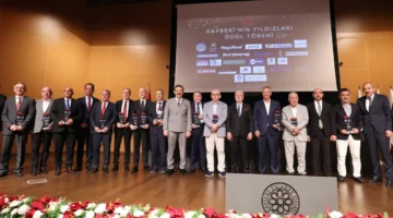 Kayseri Oda Borsa Ortak Meclis Toplantısı ve Kayseri’nin Yıldızları Ödül Töreni KTO’da yapıldı