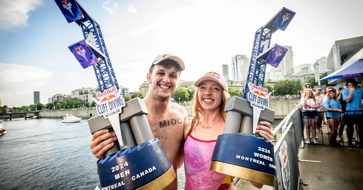 Red Bull Cliff Diving Kanada etabında zafer Heslop ve Carlson’ın oldu