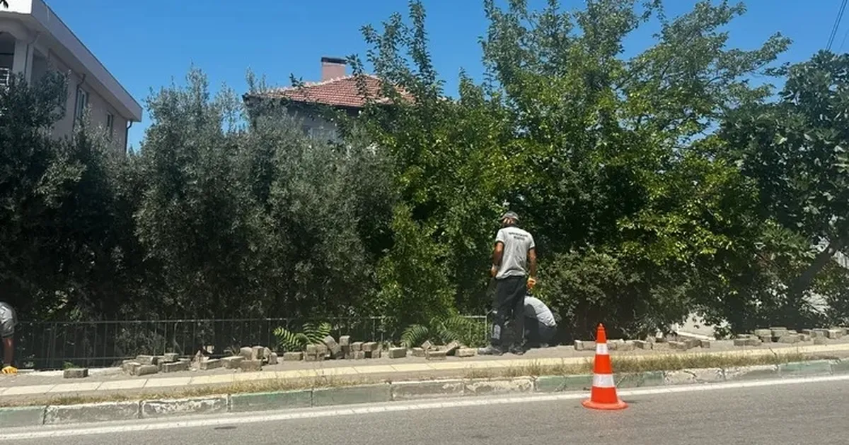 Yıldırım caddesinin altyapı sorunları gideriliyor