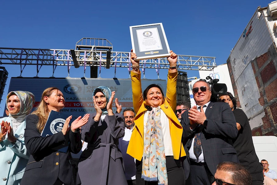 Dünyanın En Uzun Lokum Rekoru Kırıldı: Afyonkarahisar'da Tarih Yazıldı!