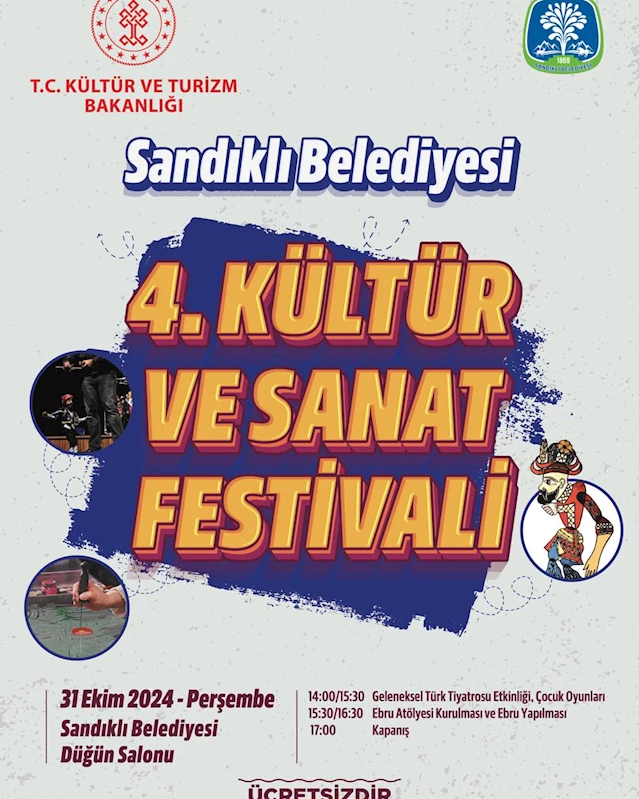 Sandıklı'da Çocuklar İçin Eğlenceli Sanat Festivali